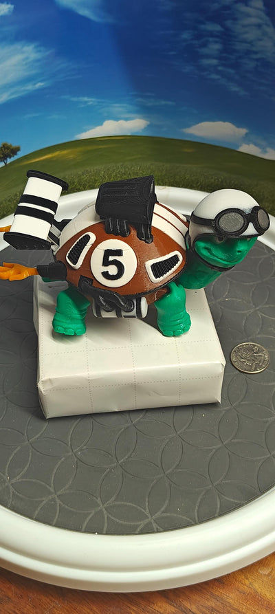 Racing Tortoise Toy Turtle with Removable Shell Storage