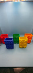 Lego Block Pencil Holder – Colorful
